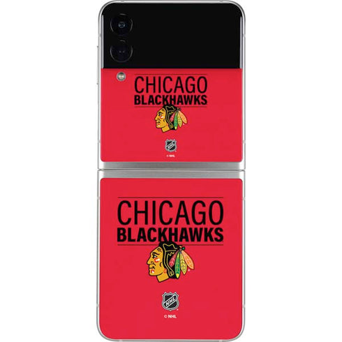 NHL Chicago Blackhawks Lineup Galaxy Z Flip4 5G Skin