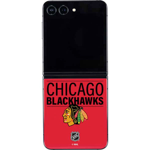 NHL Chicago Blackhawks Lineup Galaxy Z Flip5 5G Skin