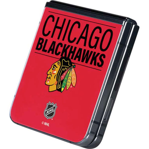 NHL Chicago Blackhawks Lineup Galaxy Z Flip5 5G Skin
