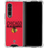 NHL Chicago Blackhawks Lineup Galaxy Z Fold4 5G Clear Case
