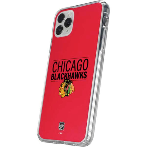 NHL Chicago Blackhawks Lineup iPhone 11 Pro Clear Case