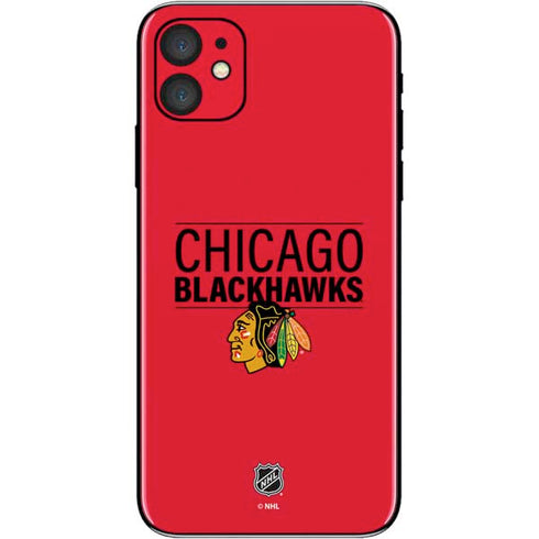 NHL Chicago Blackhawks Lineup iPhone 11 Skin