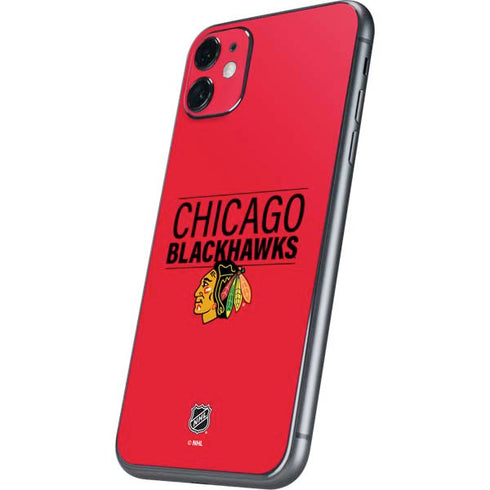 NHL Chicago Blackhawks Lineup iPhone 11 Skin