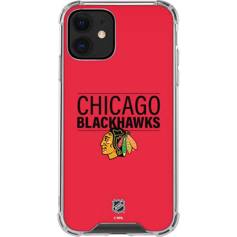 NHL Chicago Blackhawks Lineup iPhone 12 Mini Clear Case