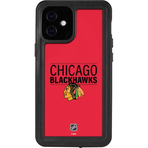 NHL Chicago Blackhawks Lineup iPhone 12 Mini Waterproof Case