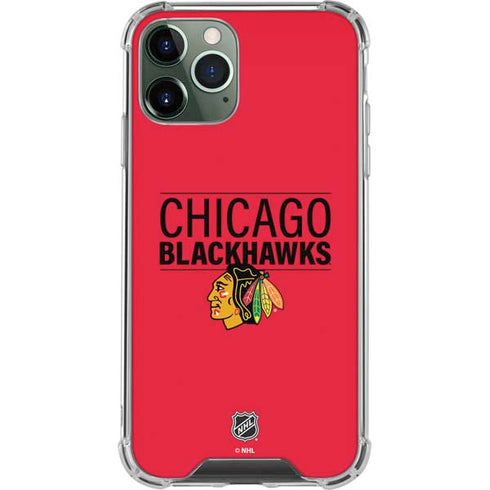 NHL Chicago Blackhawks Lineup iPhone 12 Pro Clear Case