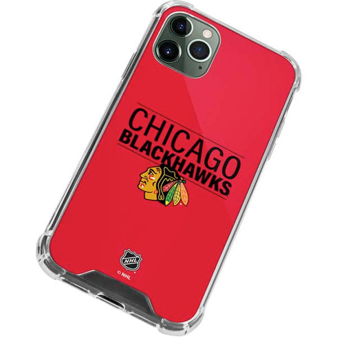 NHL Chicago Blackhawks Lineup iPhone 12 Pro Clear Case