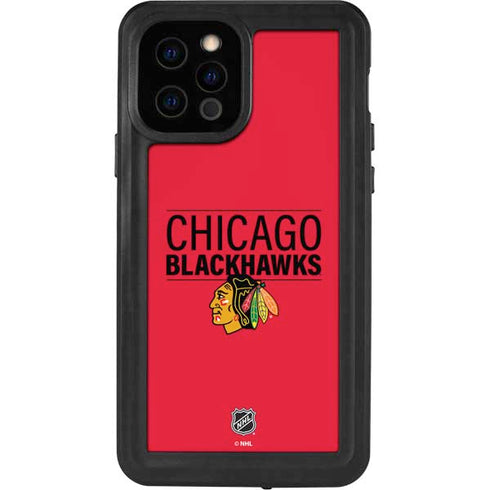 NHL Chicago Blackhawks Lineup iPhone 12 Pro Waterproof Case