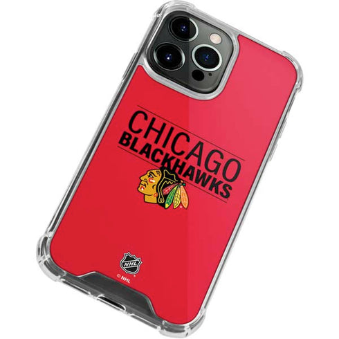 NHL Chicago Blackhawks Lineup iPhone 13 Pro Clear Case