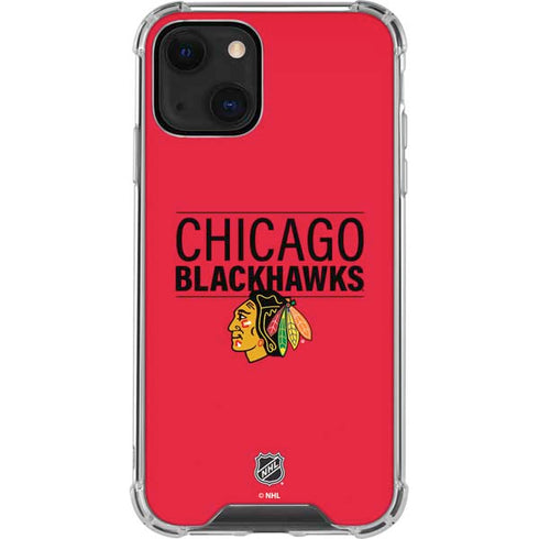 NHL Chicago Blackhawks Lineup iPhone 14 Plus Clear Case