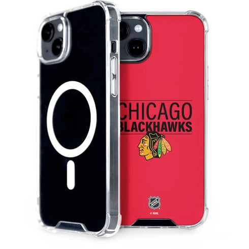 NHL Chicago Blackhawks Lineup iPhone 15 Plus MagSafe Case