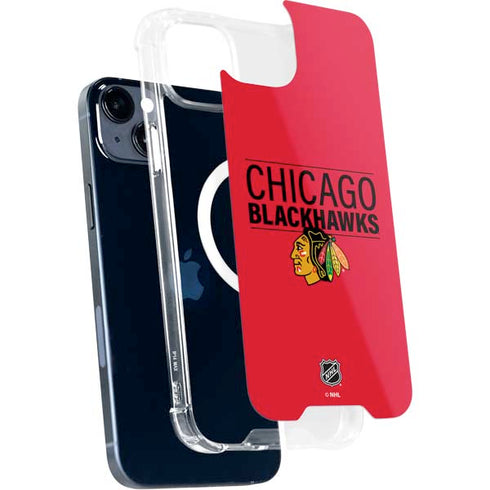 NHL Chicago Blackhawks Lineup iPhone 15 Plus MagSafe Case