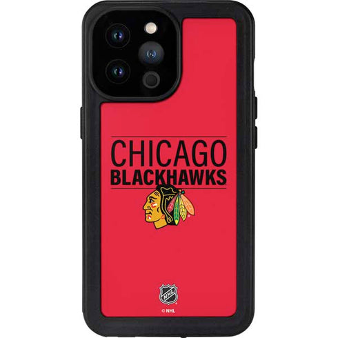 NHL Chicago Blackhawks Lineup iPhone 14 Pro Max Waterproof Case