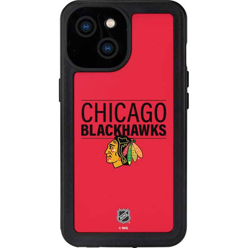 NHL Chicago Blackhawks Lineup iPhone 15 Waterproof Case