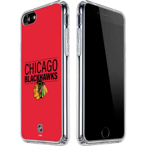 NHL Chicago Blackhawks Lineup iPhone SE (2nd & 3rd Gen) Clear Case