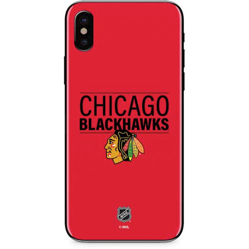 NHL Chicago Blackhawks Lineup iPhone X Skin
