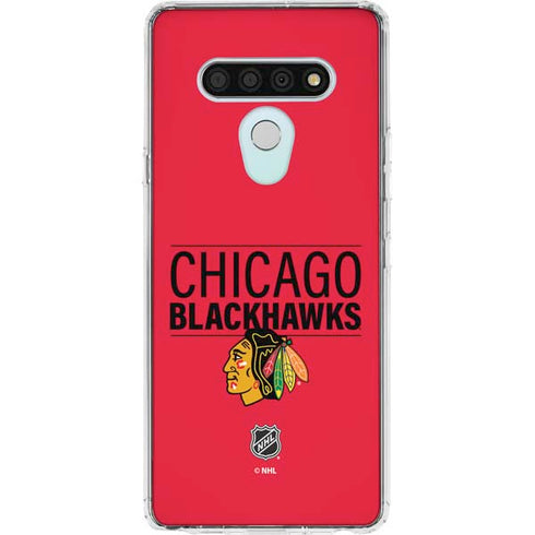 NHL Chicago Blackhawks Lineup LG Stylo 6 Clear Case