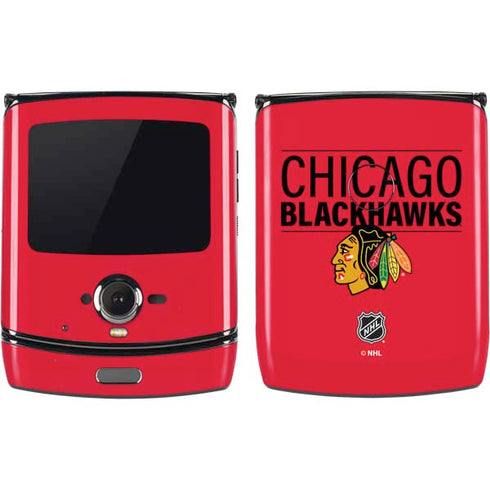 NHL Chicago Blackhawks Lineup Motorola RAZR Skin