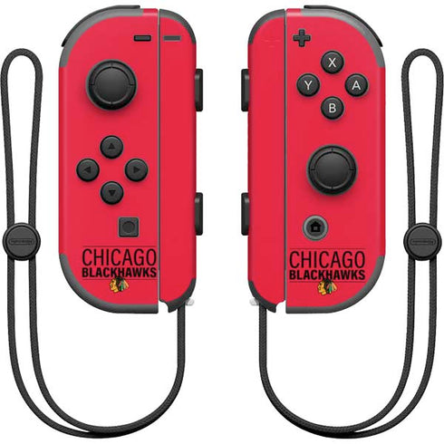 NHL Chicago Blackhawks Lineup Nintendo Joy-Con (L/R) Controller Skin