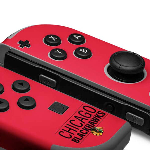 NHL Chicago Blackhawks Lineup Nintendo Joy-Con (L/R) Controller Skin