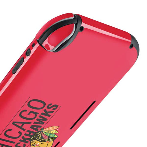 NHL Chicago Blackhawks Lineup Nintendo Switch Lite Skin