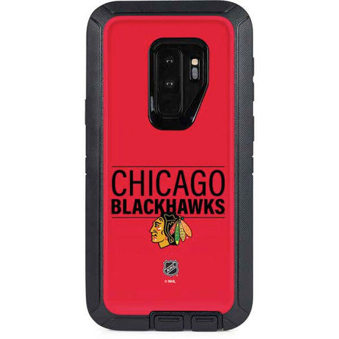 NHL Chicago Blackhawks Lineup Otterbox Defender Galaxy Skin