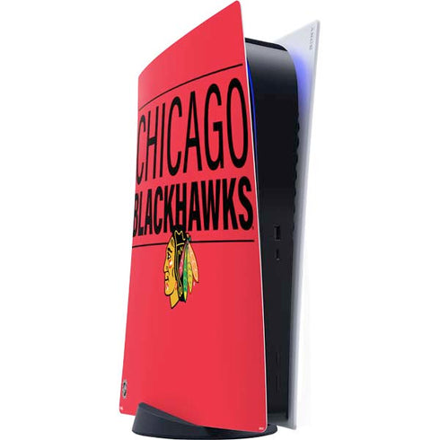 NHL Chicago Blackhawks Lineup PS5 Digital Edition Console Skin