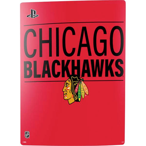 NHL Chicago Blackhawks Lineup PS5 Digital Edition Console Skin