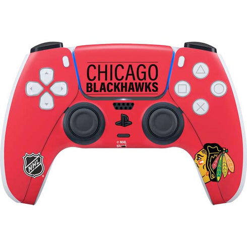 NHL Chicago Blackhawks Lineup PS5 Controller Skin