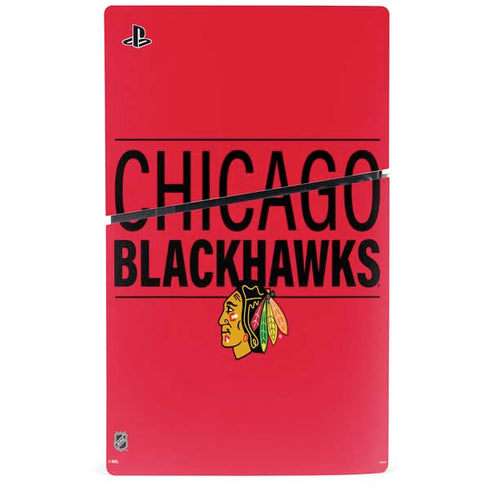 NHL Chicago Blackhawks Lineup PS5 Slim Digital Edition Bundle Skin