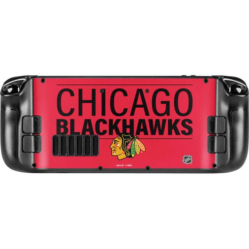 NHL Chicago Blackhawks Lineup Steam Deck Handheld Gaming Computer Skin
