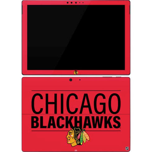 NHL Chicago Blackhawks Lineup Surface Pro 7 Skin