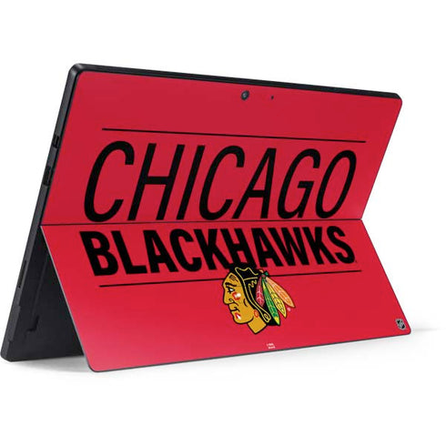 NHL Chicago Blackhawks Lineup Surface Pro 7 Skin