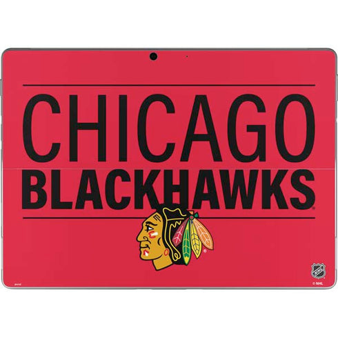 NHL Chicago Blackhawks Lineup Surface Pro 9 Skin