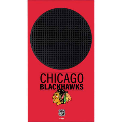 NHL Chicago Blackhawks Lineup Xbox Series S Console Skin