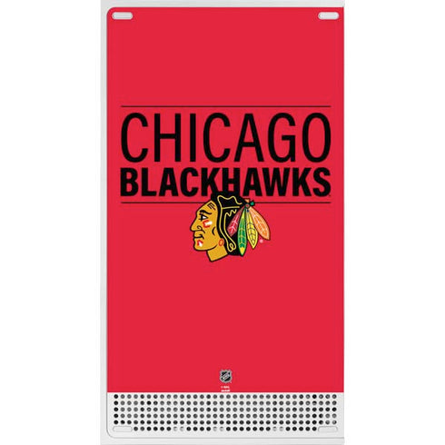 NHL Chicago Blackhawks Lineup Xbox Series S Console Skin