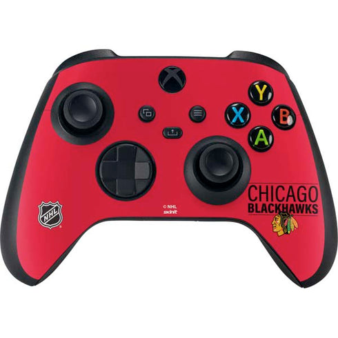 NHL Chicago Blackhawks Lineup Xbox Series X Controller Skin