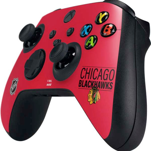 NHL Chicago Blackhawks Lineup Xbox Series X Controller Skin