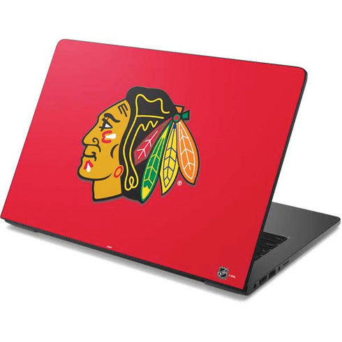 NHL Chicago Blackhawks Solid Background Dell Chromebook Skin