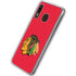 NHL Chicago Blackhawks Solid Background Galaxy A20 Clear Case