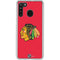 NHL Chicago Blackhawks Solid Background Galaxy A21 Clear Case