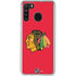 NHL Chicago Blackhawks Solid Background Galaxy A21 Clear Case