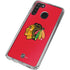 NHL Chicago Blackhawks Solid Background Galaxy A21 Clear Case