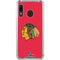 NHL Chicago Blackhawks Solid Background Galaxy A30 Clear Case