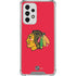 NHL Chicago Blackhawks Solid Background Galaxy A53 5G Clear Case