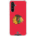 NHL Chicago Blackhawks Solid Background Galaxy A54 5G Clear Case