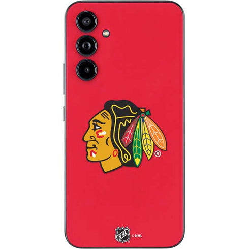 NHL Chicago Blackhawks Solid Background Galaxy A54 5G Skin