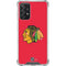NHL Chicago Blackhawks Solid Background Galaxy A72 5G Clear Case