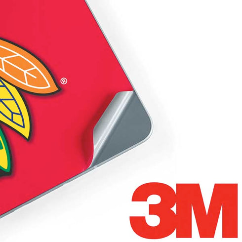 NHL Chicago Blackhawks Solid Background Galaxy Book 12in Skin