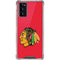 NHL Chicago Blackhawks Solid Background Galaxy Note20 5G Clear Case